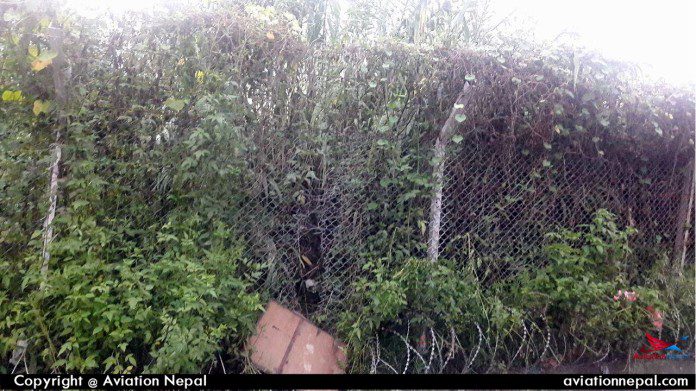Hole in the fence fencing line of TIA/ Photo Date: Oct 4 2016