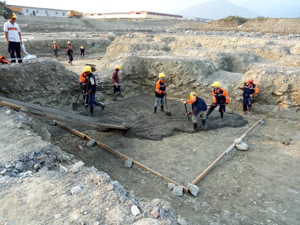 Pokhara International Airport work in progress