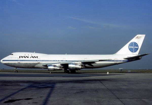 Pan Am Boeing 747-121 registration N736PA involved in tenerife airport disaster