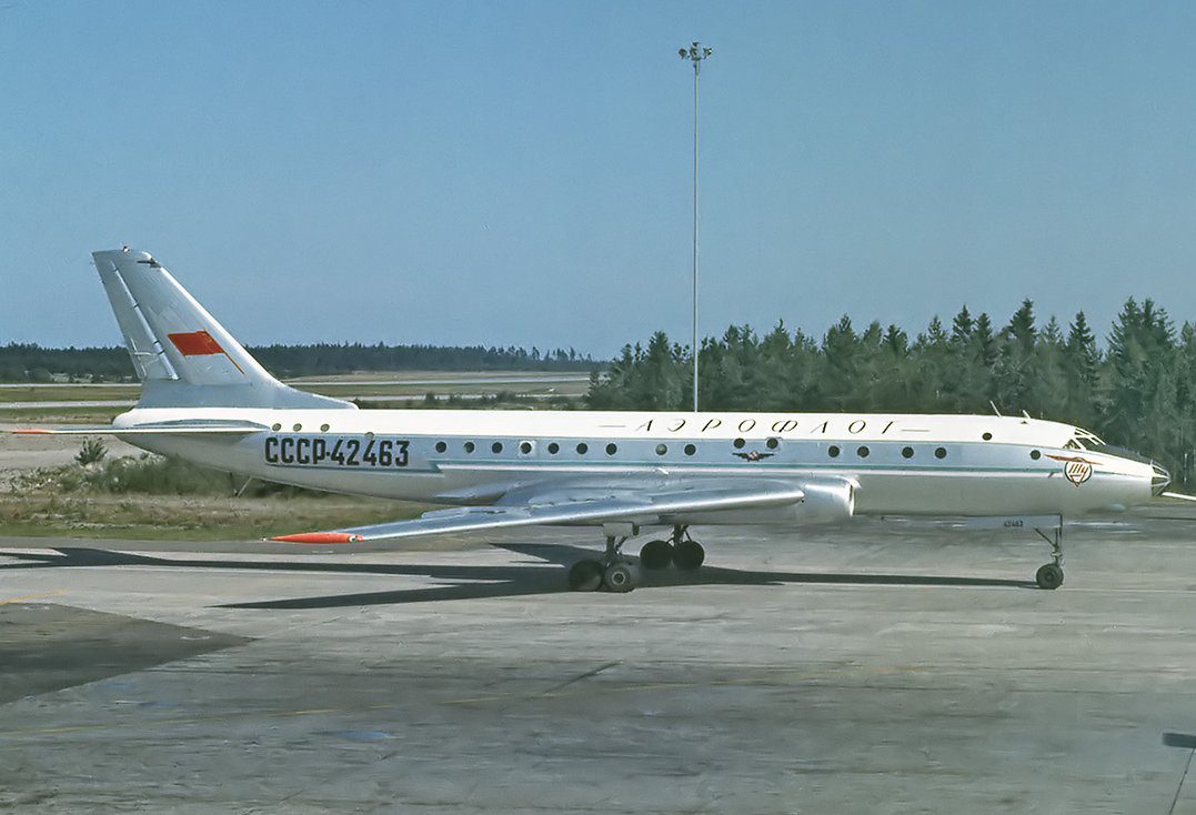 TU-104 crashes in Krasnoyarsk