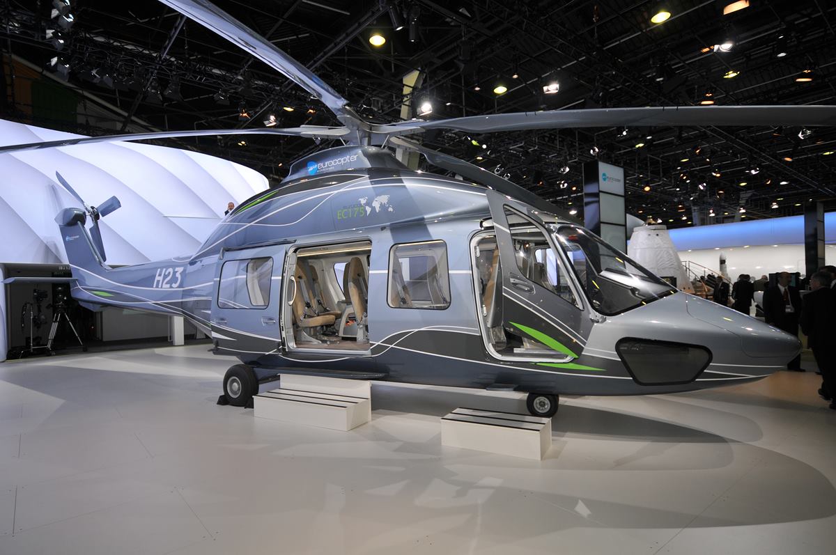 Eurocopter EC175, Photo by Helicopteros Brasil.  In articles title 'How much does a helicopter cost ?'