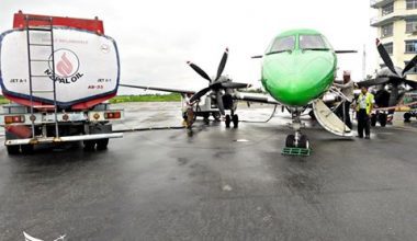 Yeti Airliness fueling the ATF at Biratnagar Domestic Airport.