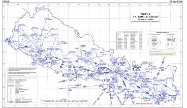 Nepal AERONAUTICAL CHART-aviationnepal.com