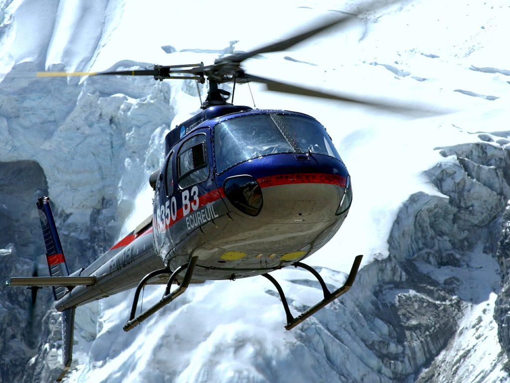 The Day When Airbus AS 350 B3 Helicopter Landed On Top Of The World