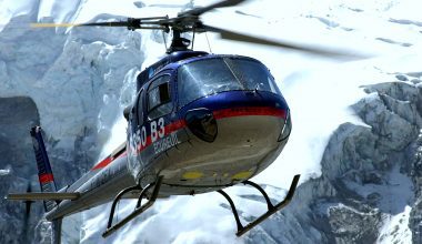 AS 350 B3 Helicopter at Everest