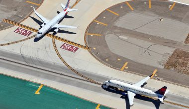 Runway Aerial View of Los Angeles Int'l Airport-aviationnepal.com