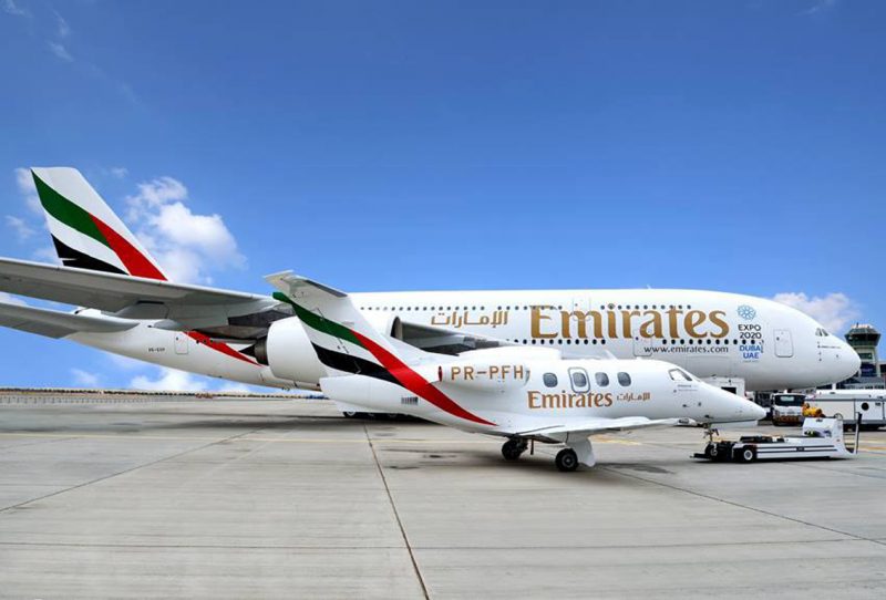 When did Emirates last flew its Airbus A380 to Australia?