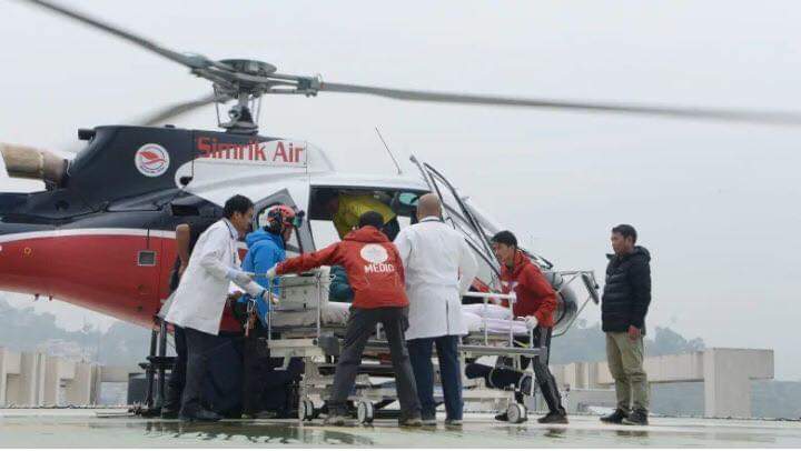 Simrik Air succeeds to locate the stranded Malaysian climber | Aviation ...