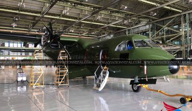 Nepali Army Casa CN-235 in manufacturer's facility - Aviation Nepal