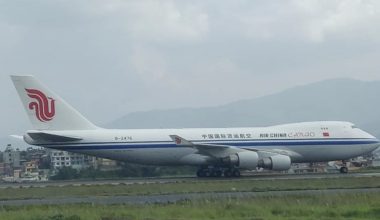 Air China Boeing 747 Cargo at TIA for president Visit - Aviation Nepal