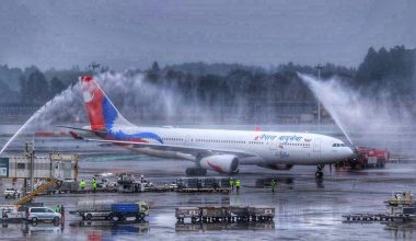 Nepal Airlines A330 Narita, Japan - Aviation Nepal