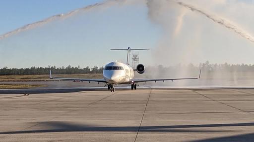 United Airlines' inaugural flight to Tallahassee from Houston