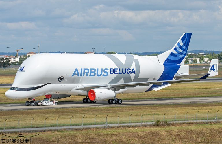 Airbus Belugaxl Number 4 Fresh Out Of The Paint Shop In Toulouse